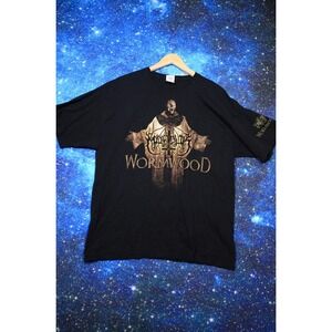 Watain Wormwood Shirt Mens XL Black 2009 Band Tour Autographed Metal Concert Tee